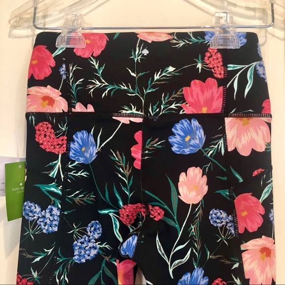 Kate Spade 🎀 Women’s Blossom Studio Legging Black XS - Picture 10 of 10